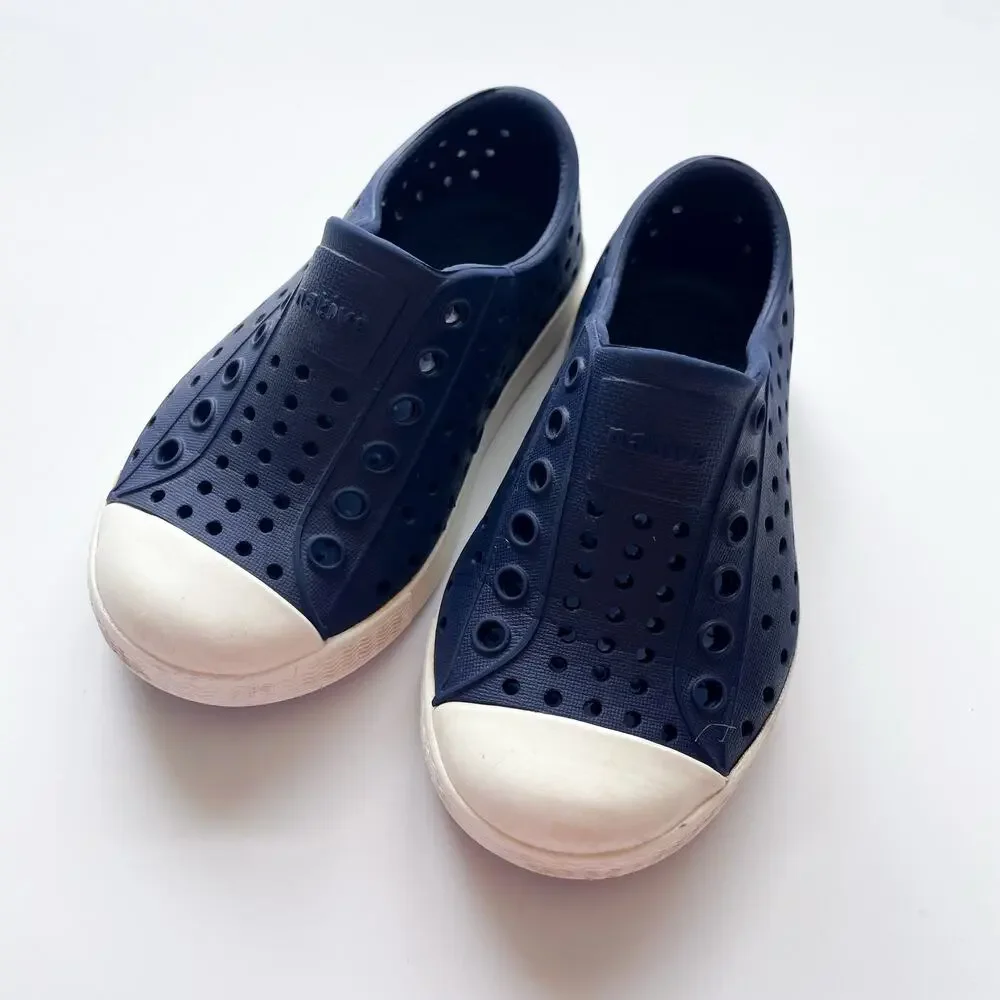 Toddler Boy's Native Slip On Shoes Navy Blue Size C6